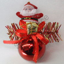 	סנטה צעצועה לעץ חג המולד