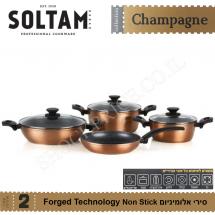 Набор кастрюль Champagne SOLTAM 7 предметов 