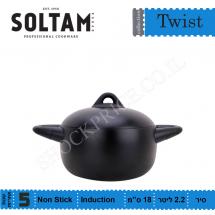 Кастрюля Twist 18 см 2.2 литра SOLTAM
