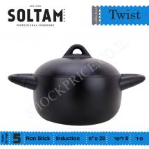 Кастрюля Twist 28 см 8 литров SOLTAM