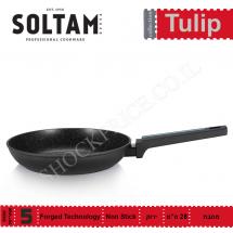 Сковорода 28 см. с зелёной полосой Tulip SOLTAM
