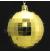 Новогодний набор 6 золотых шаров - диско