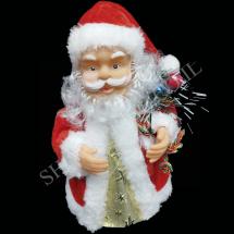Санта поёт песню Jingle Bells, танцует