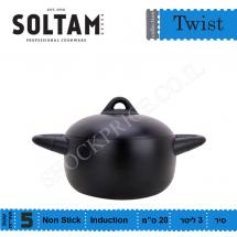 Кастрюля Twist 20 см 3 литра SOLTAM