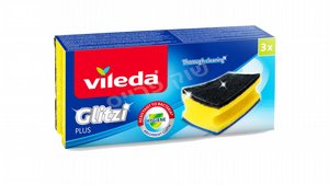 VILEDA מארז 3 ספוגיות גליצי עמידות לחיידקים יעקבי VILEDA מארז 3 ספוגיות גליצי עמידות לחיידקים יעקבי