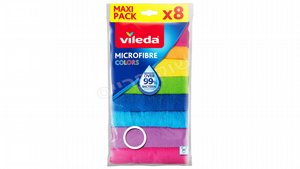 VILEDA מטליות מיקרופייבר 8 יח יעקבי VILEDA מטליות מיקרופייבר 8 יח יעקבי