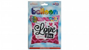 בלון "i Love you" בצורת מרובע 18" צבעוני בלון "i Love you" בצורת מרובע 18" צבעוני
