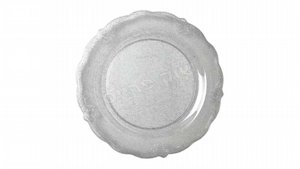 צלחות 10" וינטג' 10 יח בחבילה נצנץ כסף כשר לפסח צלחות 10" וינטג' 10 יח בחבילה נצנץ כסף כשר לפסח