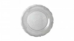 צלחות 9" וינטג' 10 יח בחבילה נצנץ כסף כשר לפסח צלחות 9" וינטג' 10 יח בחבילה נצנץ כסף כשר לפסח