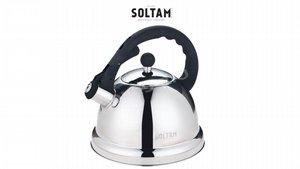 SOLTAM Nostalgia קומקום שורק נירוסטה 2.5 ליטר SOLTAM Nostalgia קומקום שורק נירוסטה 2.5 ליטר