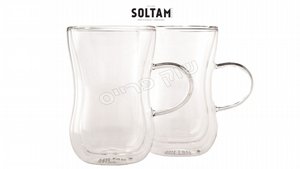 SOLTAM Double Glass מארז 2 כוסות עם דופן כפולה 150 מ''ל SOLTAM Double Glass מארז 2 כוסות עם דופן כפולה 150 מ''ל