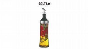 בקבוק זכוכית לשמן/חומץ 550 מ''ל SOLTAM בקבוק זכוכית לשמן/חומץ 550 מ''ל SOLTAM