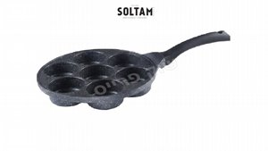 מחבת פנקייק עמוק סולתם 26 ס''מ 7 שקעים | Bake it Up SOLTAM מחבת פנקייק עמוק סולתם 26 ס''מ 7 שקעים | Bake it Up SOLTAM
