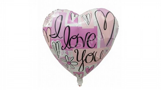 ���� # "I LOVE YOU" ����� �� 18" ������