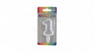 נרות יום הולדת נר ספרה נצנץ כסף נרות יום הולדת נר ספרה נצנץ כסף