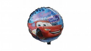 בלון # "Happy Birthday" Disney ספידי מקווין בצורת עיגול 18" צבעוני בלון # "Happy Birthday" Disney ספידי מקווין בצורת עיגול 18" צבעוני